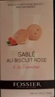 Mängden socker i Sablé au biscuit rose à la framboise