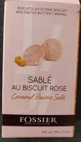 Mängden socker i Sablé caramel beurre salé au biscuit rose