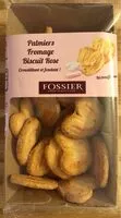 Mängden socker i Palmiers fromage biscuits rose