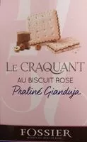 Mängden socker i Le craquant au biscuit Rose Praliné Gianduja