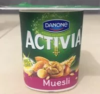 Mängden socker i Activia Muesli
