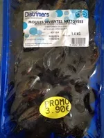 Mängden socker i Moules vivantes nettoyées