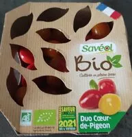 Mängden socker i Tomate cerise Duo duo cœur-de-pigeon bio