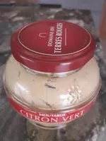 Mängden socker i Moutarde citron vert