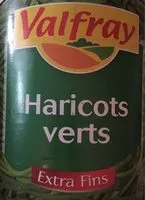 Mängden socker i Haricots verts extra fins