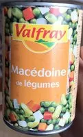 Mängden socker i macedoine de legumes
