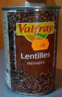 Mängden socker i Lentilles