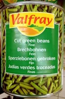 Mängden socker i Haricots verts coupés fins