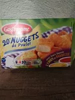 Mängden socker i Nuggets de poulet