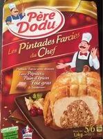 Mängden socker i Les pintades farcies du Chef