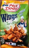 Mängden socker i Tex-Mex - Wings de poulet roties