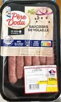 Mängden socker i Saucisses de volaille
