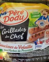 Mängden socker i Saucisses de volaille aux herbes