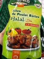 Mängden socker i Ailes de poulet roties halal sauce mexicaine