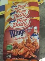 Mängden socker i Wings de poulet rôti barbecue