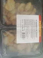 Mängden socker i 50 nuggets de poulet