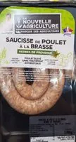 Mängden socker i Saucisse de poulet à la brasse