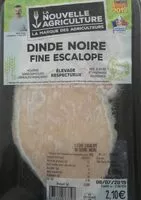 Mängden socker i Dinde noire escalope de dinde
