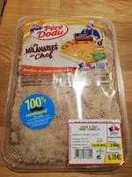 Mängden socker i Les milanaises du chef