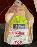 Mängden socker i Poulet fermier eleve en plein air