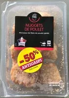 Mängden socker i Nuggets de poulet
