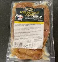 Mängden socker i Foies de poulet confits