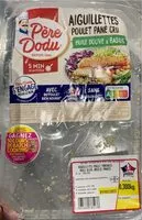 Mängden socker i Aiguilllettes poulet pané cru huile d’olive et basilic