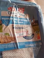 Mängden socker i Filets de poulet en émincés Extra Tendres