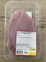 Mängden socker i 2 escalopes de dinde