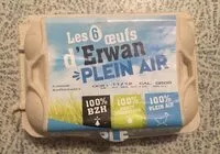 Mängden socker i Les 6 oeufs d'Erwan "Plein Air"