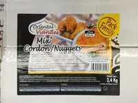 Mängden socker i Mix' Cordon / Nuggets