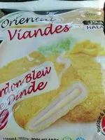 Mängden socker i Cordon bleu de Dinde x4