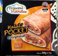 Mängden socker i Halal' Pocket Bolognaise surgelé