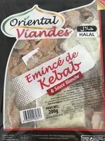 Mängden socker i Émincé de Kebab Halal