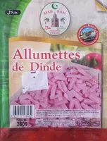 Mängden socker i Allumettes de Dinde