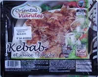 Mängden socker i Kebab et sauce blanche Halal - Surgelé