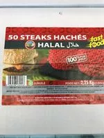 Mängden socker i Steak hachés halal