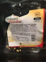 Mängden socker i 10 Cordons Bleus de Dinde Halal cuits