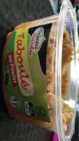 Mängden socker i Taboulé halal poulet Oriental Viandes