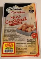 Mängden socker i Mini Cocktail à l'Orientale