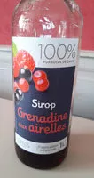 Mängden socker i sirop grenadine