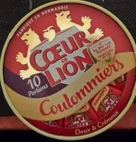 Mängden socker i Coulommiers portions