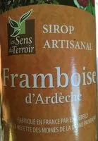 Mängden socker i Sirop artisanal Framboises d'Ardèche