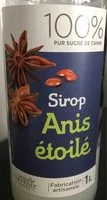 Mängden socker i Sirop Anis étoilé