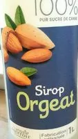 Mängden socker i Sirop d'orgeat