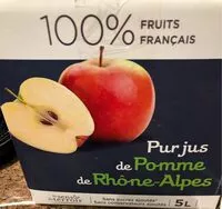 Mängden socker i Pur jus de pomme de Rhone Alpes