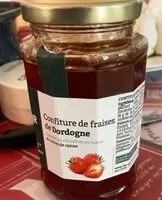 Mängden socker i Confiture fraises