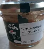 Mängden socker i Terrine de lapin aux pruneaux