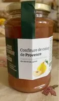 Mängden socker i Confiture de coings de Provence