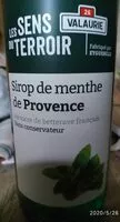 Mängden socker i Sirop de menthe de Provence